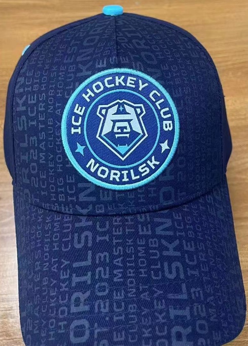 Cap HC Norilsk dark blue pattern 24.06.17