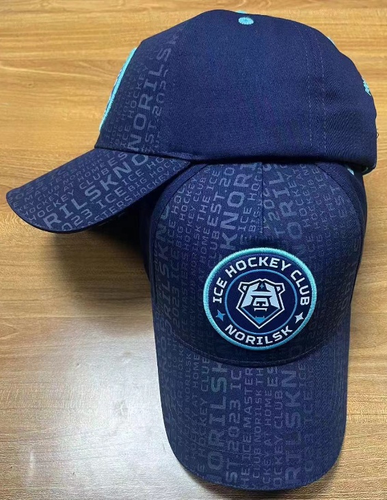 Cap HC Norilsk dark blue pattern 24.06.17