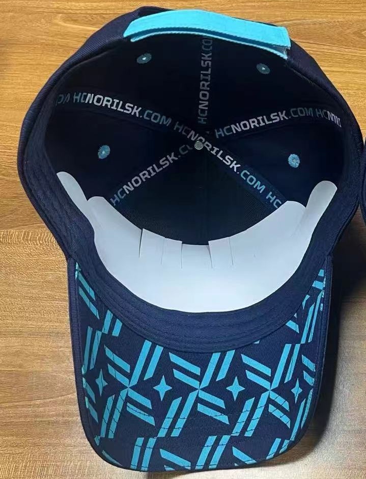 Cap HC Norilsk dark blue pattern 24.06.17
