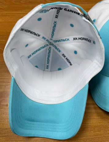 Cap HC Norilsk AZS white+blue 25.12.15