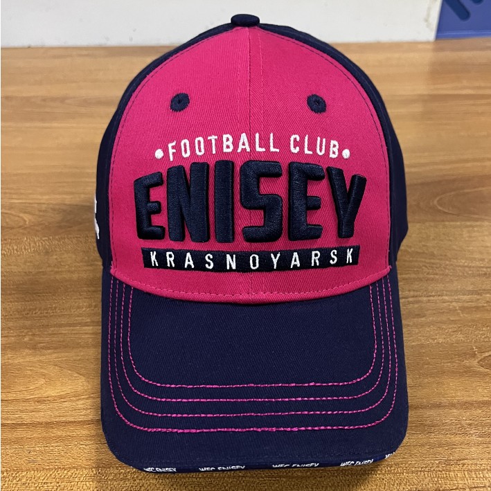 Cap FC Enisey dark blue+pink