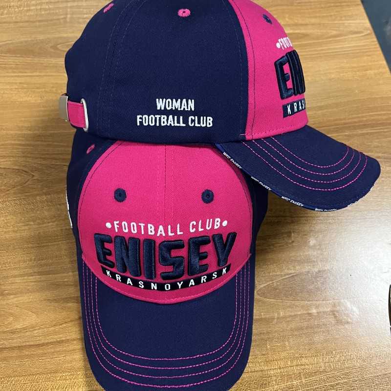 Cap FC Enisey dark blue+pink