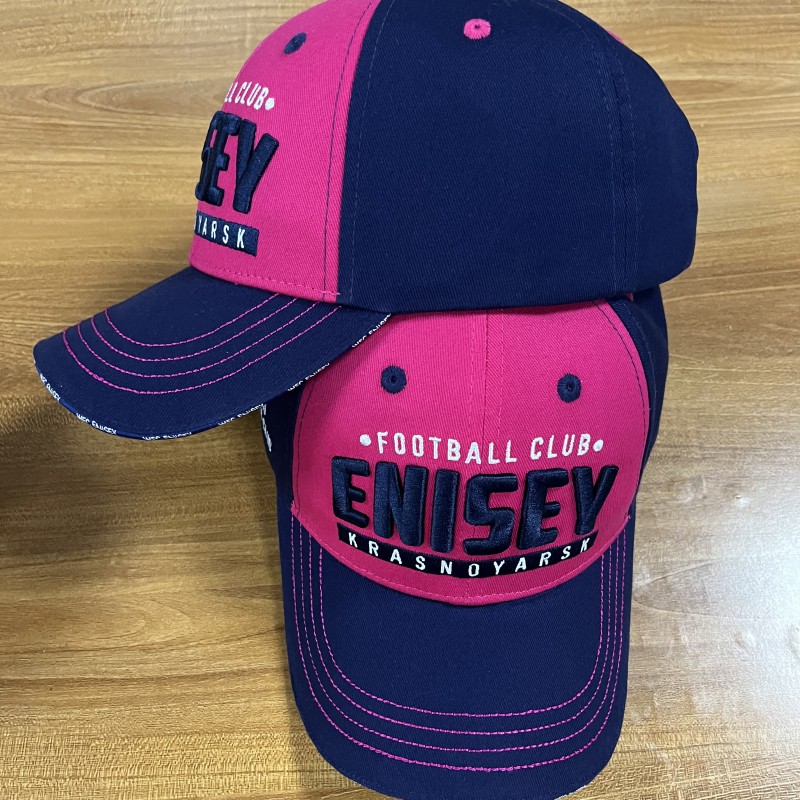 Cap FC Enisey dark blue+pink