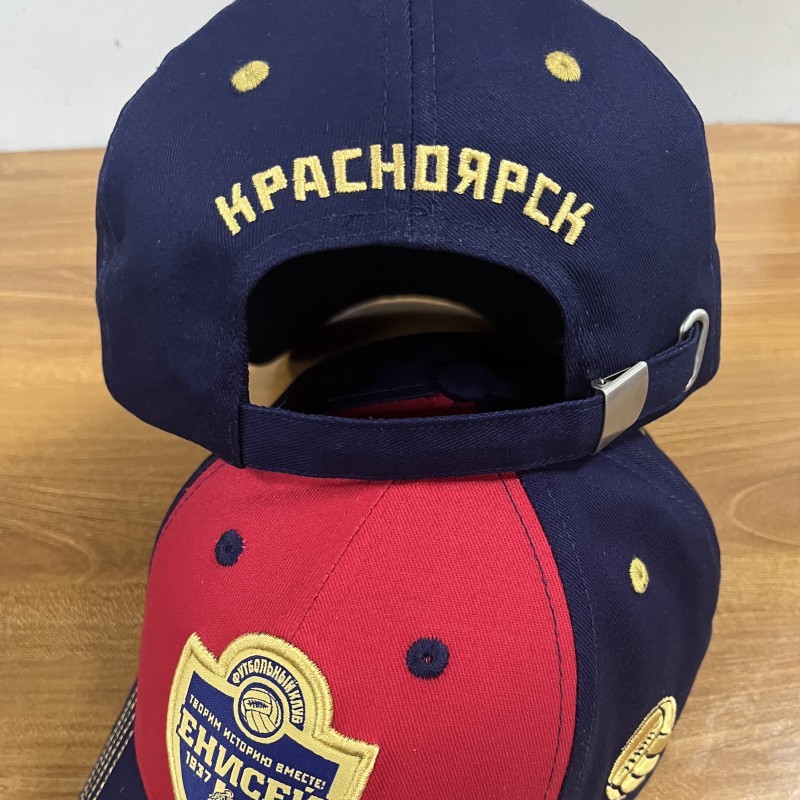 Cap FC Enisey dark blue+red mini