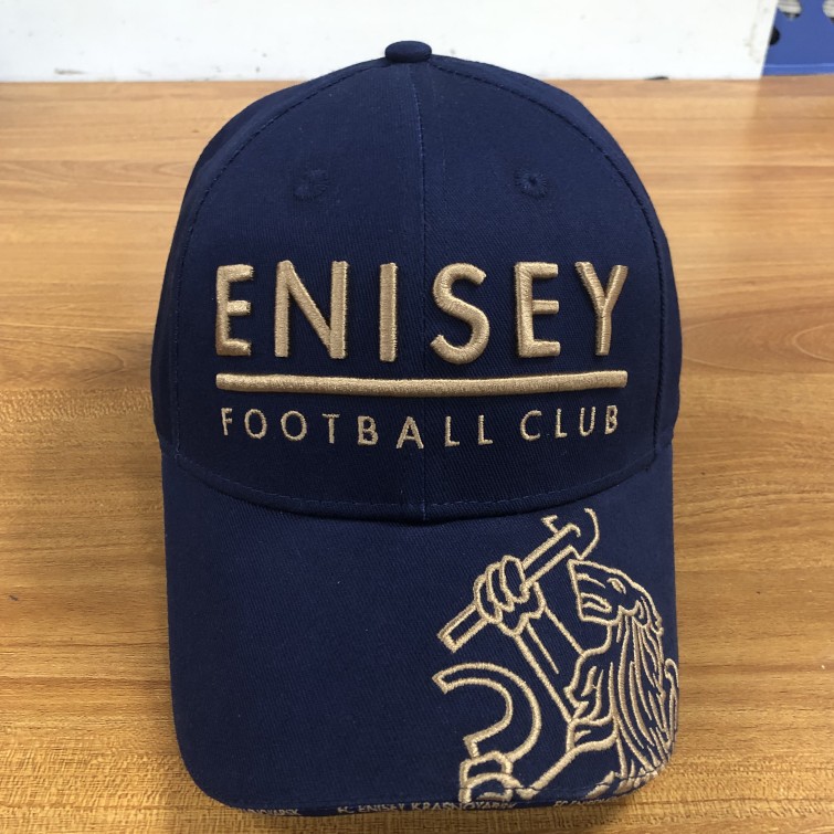 Cap FC Enisey dark blue+gold