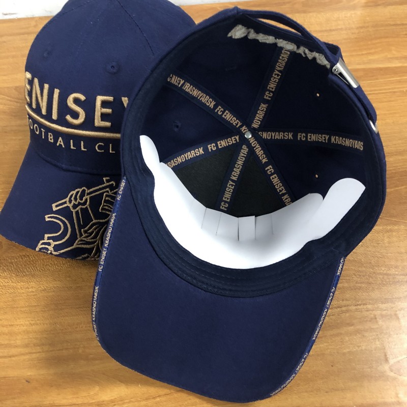 Cap FC Enisey dark blue+gold