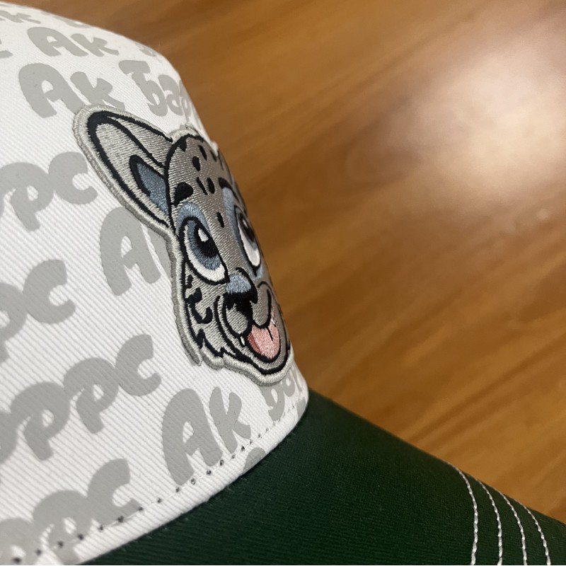 Cap HC Ak Bars dark green kid print