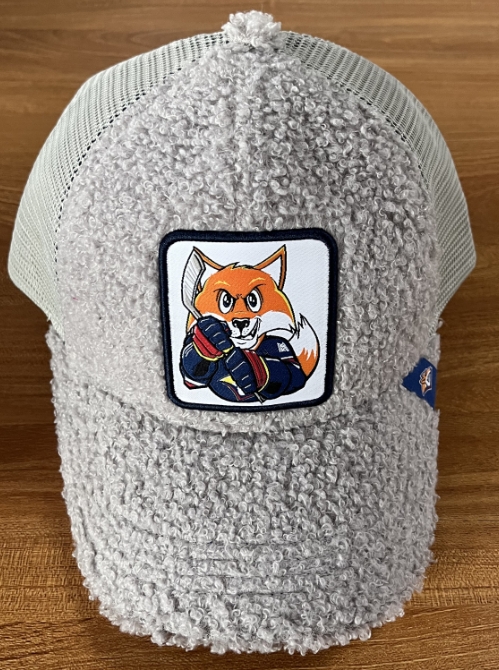 cap hk metallyrg grey plush