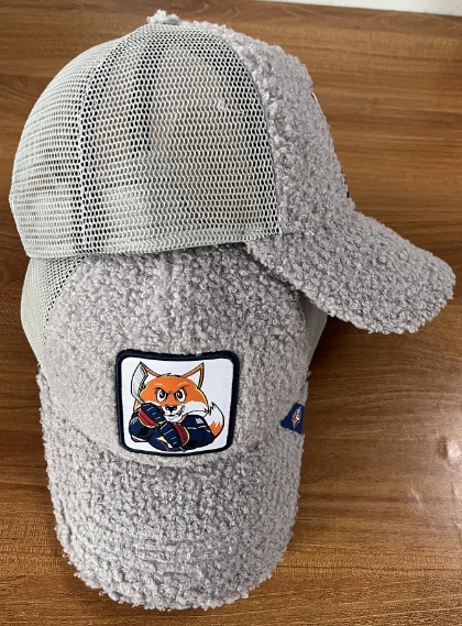 cap hk metallyrg grey plush