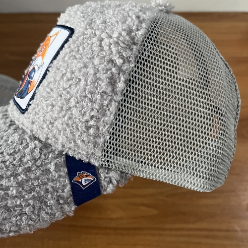 cap hk metallyrg grey plush