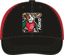 Cap VC Lokomotiv black+red setka