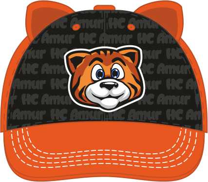 Cap HC Amur orange+black kid 25.06.24